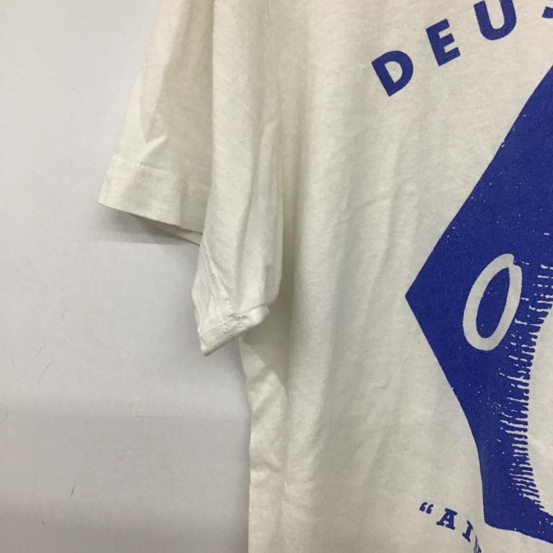 デウスエクスマキナ DEUS EX MACHINA Tシャツ 半袖 半袖カットソー プリントTシャツ クルーネックカットソー M プリント 白 / ホワイト / white メンズ USED 古着 中古 10161199