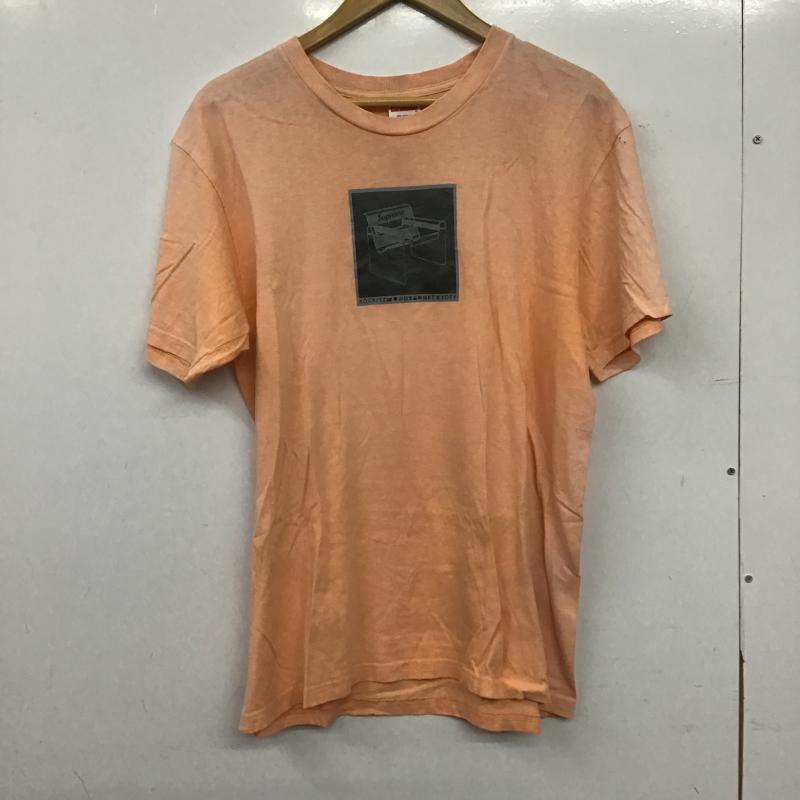 シュプリーム Supreme Tシャツ 半袖 半袖カットソー プリントTシャツ クルーネックカットソー M プリント 橙 / オレンジ / orange メンズ USED 古着 中古 10161201