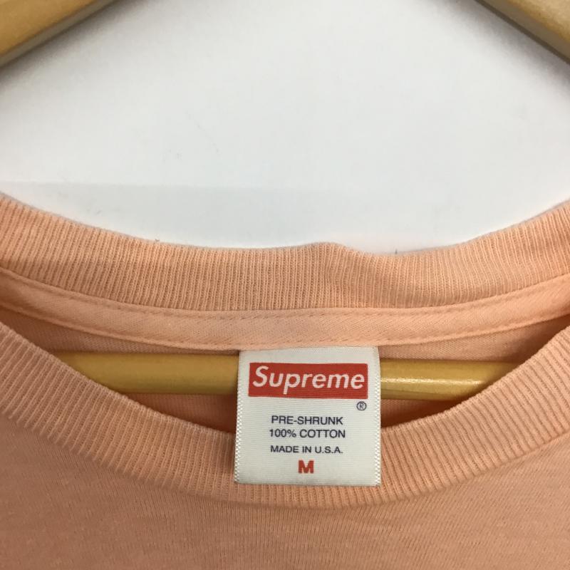 シュプリーム Supreme Tシャツ 半袖 半袖カットソー プリントTシャツ クルーネックカットソー M プリント 橙 / オレンジ / orange メンズ USED 古着 中古 10161201