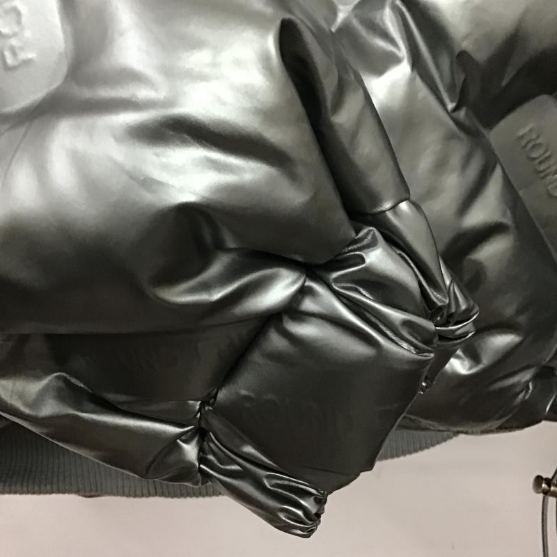 ジェイダ GYDA ジャケット、上着 ジャンパー、ブルゾン 072110014201-01 中綿ブルゾン ROUND TRIP FREE 総柄 銀 / シルバー / silver color レディース USED 古着 中古 10161202