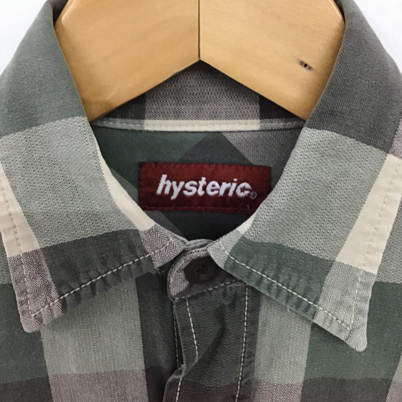 ヒステリック HYSTERIC シャツ、ブラウス 長袖 2AH-9760 チェック コットン FREE ロゴ、文字 マルチカラー / マルチカラー / multicolor レディース USED 古着 中古 10161208