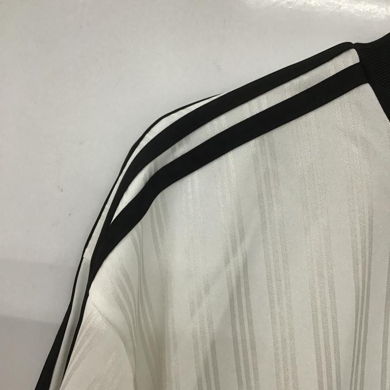 アディダス adidas Tシャツ 半袖 半袖カットソー ジャージ L ロゴ、文字 白 / ホワイト / white メンズ USED 古着 中古 10161209