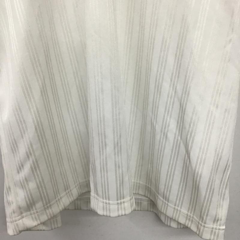 アディダス adidas Tシャツ 半袖 半袖カットソー ジャージ L ロゴ、文字 白 / ホワイト / white メンズ USED 古着 中古 10161209