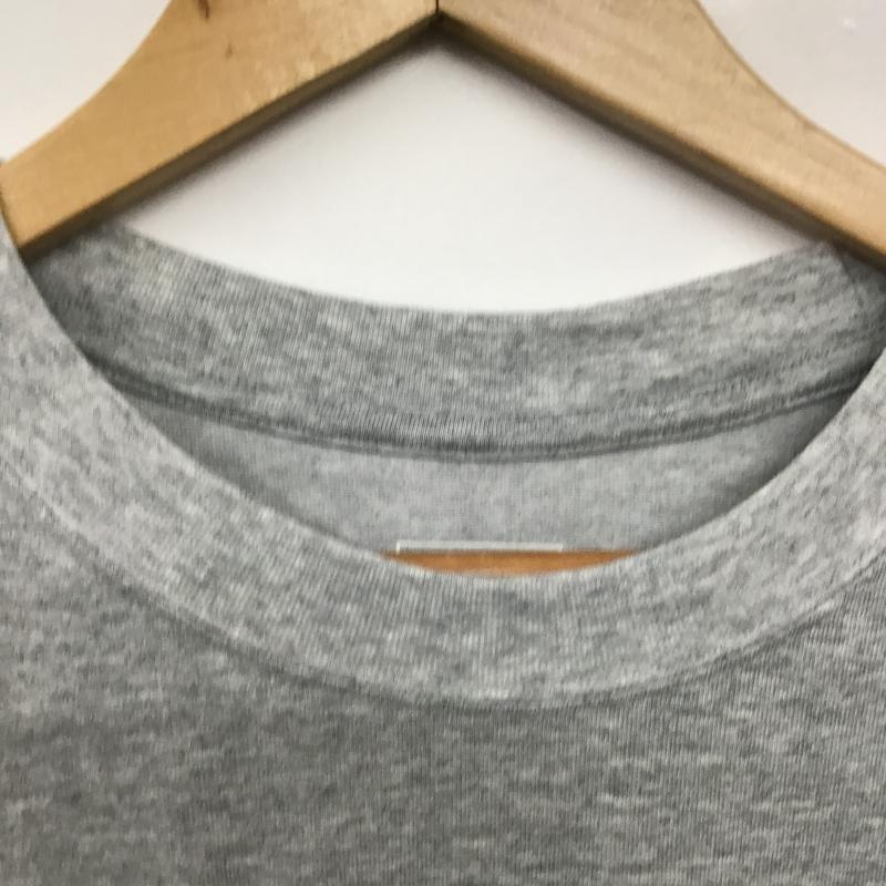 ザノースフェイス THE NORTH FACE Tシャツ 半袖 半袖カットソー プリントTシャツ クルーネックカットソー L ロゴ、文字 灰 / グレー / gray メンズ USED 古着 中古 10161211