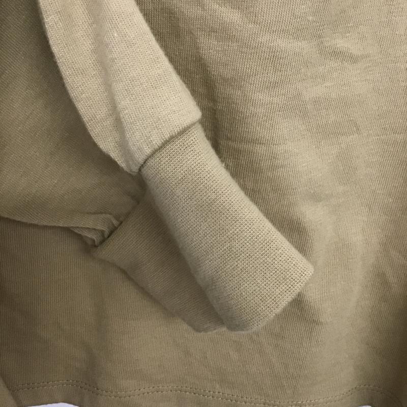 ムルーア MURUA Tシャツ 長袖 クルーネック FREE プリント ベージュ / ベージュ / beige レディース USED 古着 中古 10161212