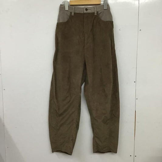 ニコアンド niko and... パンツ ワークパンツ、ペインターパンツ NKM45508SM コーデュロイ M 無地 茶 / ブラウン / brown X 灰 / グレー / gray レディース USED 古着 中古 10161215