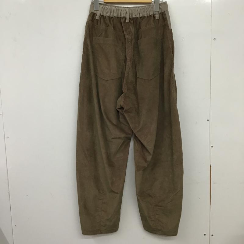 ニコアンド niko and... パンツ ワークパンツ、ペインターパンツ NKM45508SM コーデュロイ M 無地 茶 / ブラウン / brown X 灰 / グレー / gray レディース USED 古着 中古 10161215