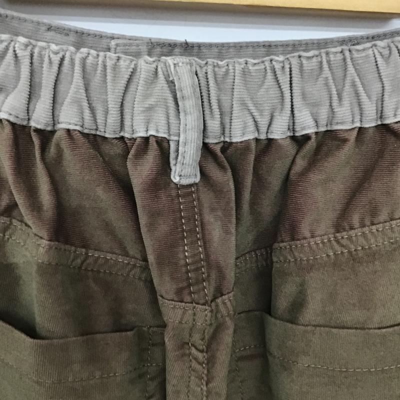 ニコアンド niko and... パンツ ワークパンツ、ペインターパンツ NKM45508SM コーデュロイ M 無地 茶 / ブラウン / brown X 灰 / グレー / gray レディース USED 古着 中古 10161215