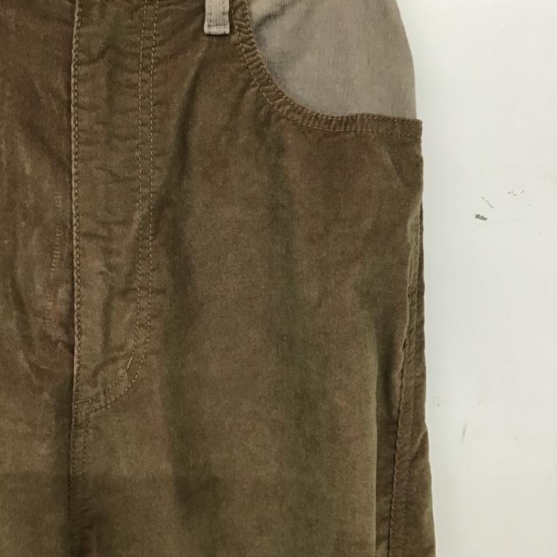 ニコアンド niko and... パンツ ワークパンツ、ペインターパンツ NKM45508SM コーデュロイ M 無地 茶 / ブラウン / brown X 灰 / グレー / gray レディース USED 古着 中古 10161215