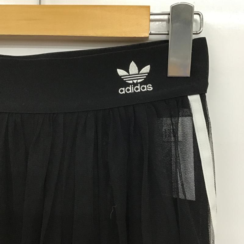 アディダス adidas スカート ロングスカート DX3696 チュールスカート 無地 黒 / ブラック / black レディース USED 古着 中古 10161217