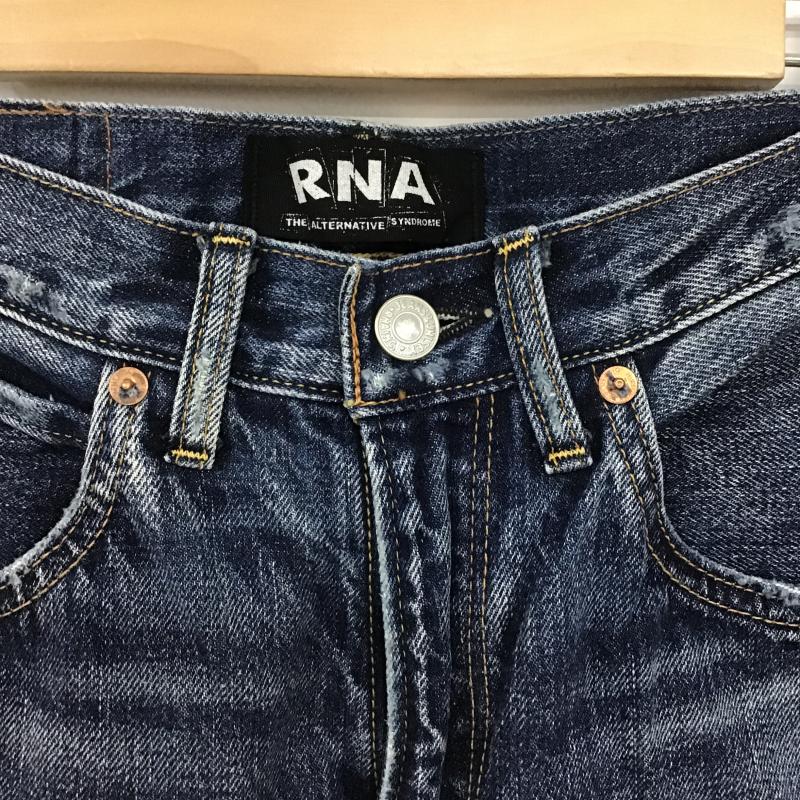 アールエヌエー RNA パンツ デニム、ジーンズ S ダメージ加工 青 / ブルー / blue レディース USED 古着 中古 10161218