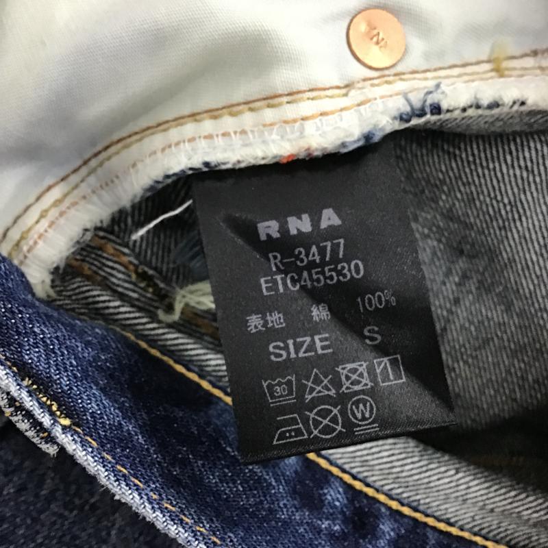 アールエヌエー RNA パンツ デニム、ジーンズ S ダメージ加工 青 / ブルー / blue レディース USED 古着 中古 10161218