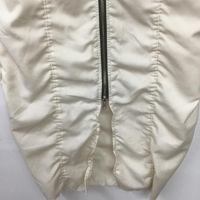 ジーナシス JEANASIS スカート ロングスカート 2WAYシャーリングスカート タグ付き FREE 無地 アイボリー / アイボリー / レディース USED 古着 中古 10161221