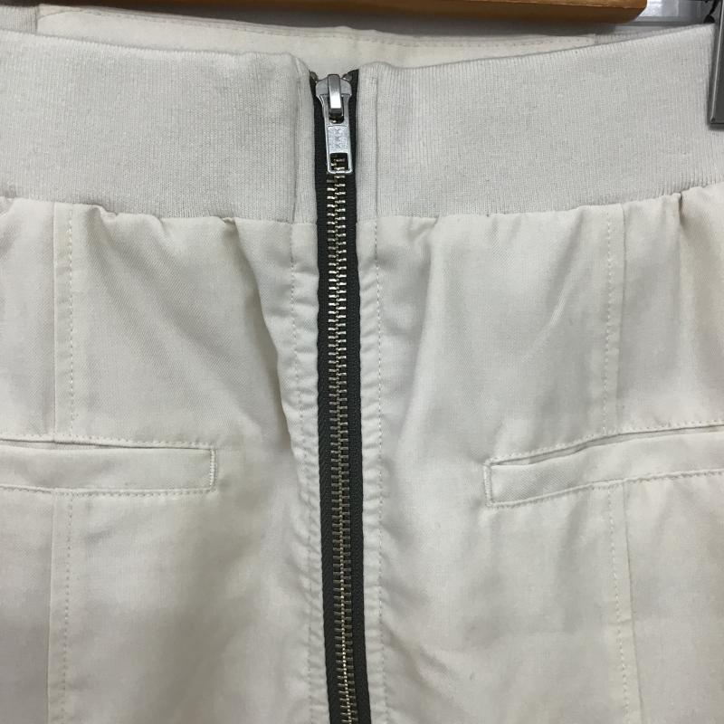 ジーナシス JEANASIS スカート ロングスカート 2WAYシャーリングスカート タグ付き FREE 無地 アイボリー / アイボリー / レディース USED 古着 中古 10161221