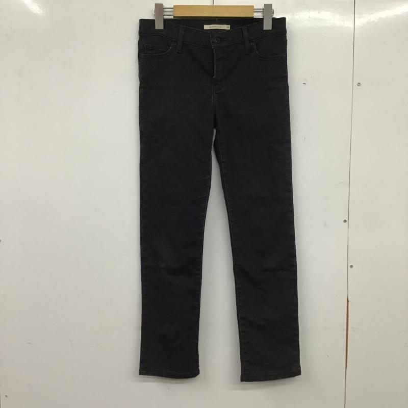 リーバイストラウスアンドコー Levi Strauss & co. パンツ デニム、ジーンズ デニムパンツ スリムパンツ カジュアルパンツ ストレッチパンツ 26インチ 無地 ダークグレー / ダークグレー / レディース USED 古着 中古 10161231