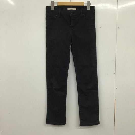 リーバイストラウスアンドコー Levi Strauss & co. パンツ デニム、ジーンズ デニムパンツ スリムパンツ カジュアルパンツ ストレッチパンツ 26インチ 無地 ダークグレー / ダークグレー / レディース USED 古着 中古 10161231