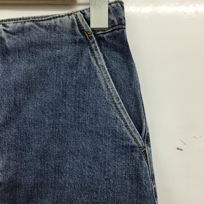 ザラ ZARA TRAFALUC スカート ミニスカート デニムスカート タイトスカート ミニスカート XS 無地 インディゴ / インディゴ / Indigo レディース USED 古着 中古 10161232