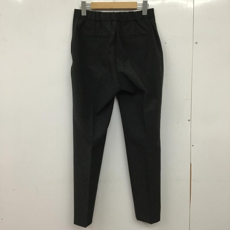 イネド INED パンツ スラックス スラックスパンツ ワイドパンツ センタータックパンツ 無地 ダークグレー / ダークグレー / レディース USED 古着 中古 10161234