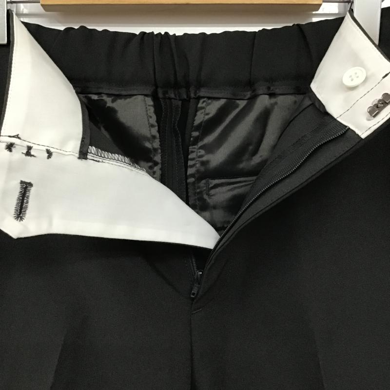 イネド INED パンツ スラックス スラックスパンツ ワイドパンツ センタータックパンツ 無地 ダークグレー / ダークグレー / レディース USED 古着 中古 10161234
