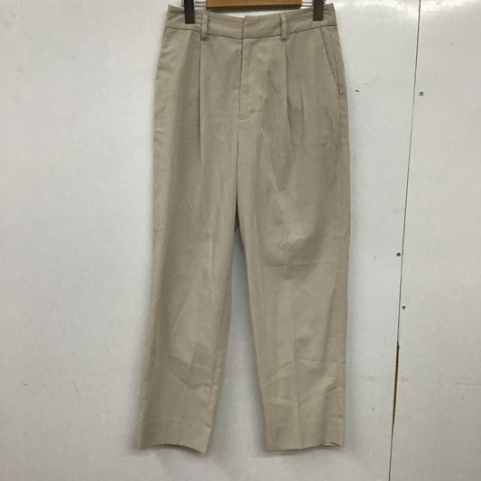 ニコアンド niko and... パンツ スラックス スラックスパンツ ワイドパンツ カジュアルパンツ 3 無地 ベージュ / ベージュ / beige レディース USED 古着 中古 10161235