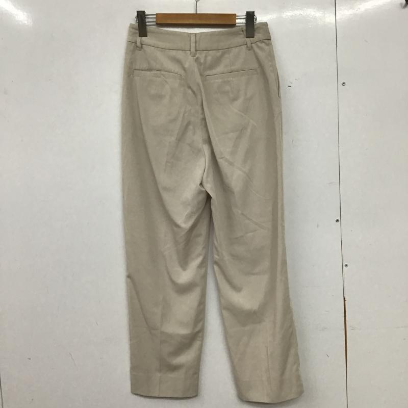ニコアンド niko and... パンツ スラックス スラックスパンツ ワイドパンツ カジュアルパンツ 3 無地 ベージュ / ベージュ / beige レディース USED 古着 中古 10161235