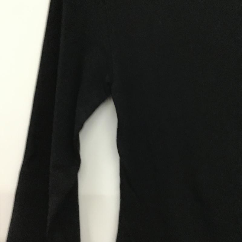 ザラ ZARA カットソー 長袖 長袖カットソー 無地カットソー ワイドネック S 無地 黒 / ブラック / black レディース USED 古着 中古 10161236