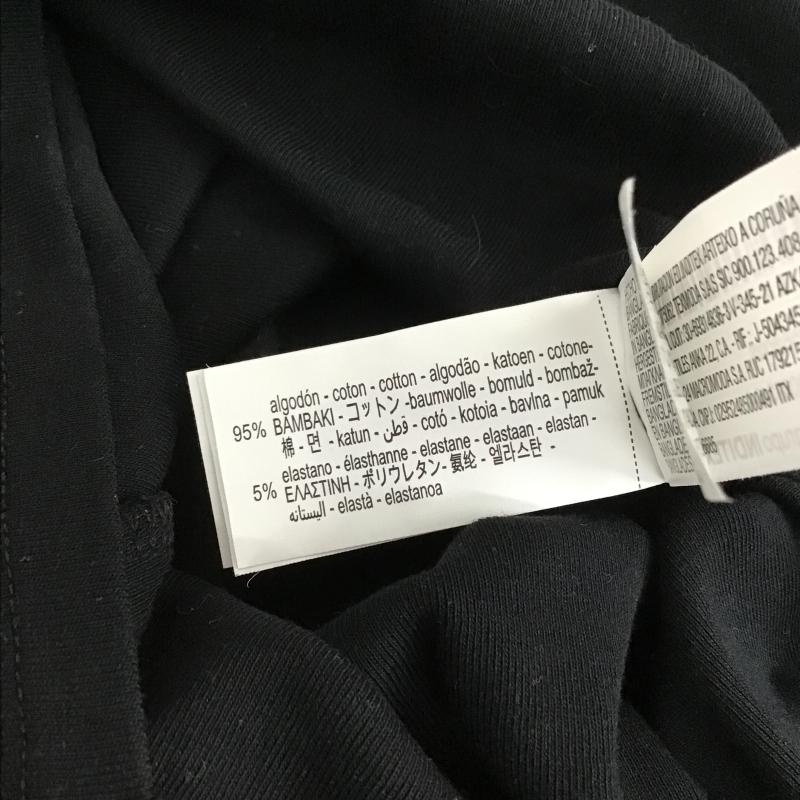 ザラ ZARA カットソー 長袖 長袖カットソー 無地カットソー ワイドネック S 無地 黒 / ブラック / black レディース USED 古着 中古 10161236