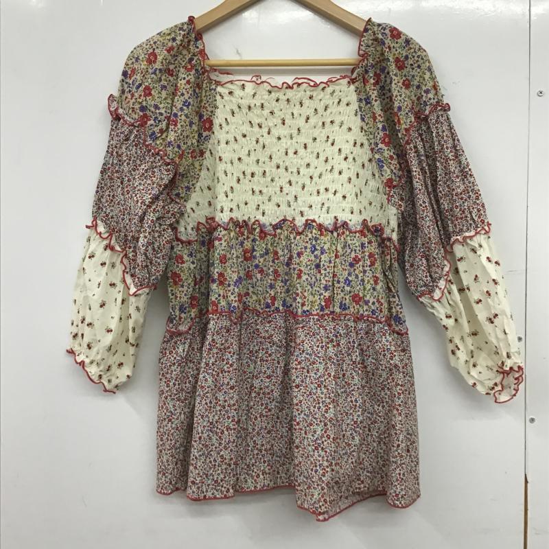 サマンサモスモス Samansa Mos2 カットソー 長袖 長袖カットソー スクエアーネック FREE プリント マルチカラー / マルチカラー / multicolor レディース USED 古着 中古 10161239