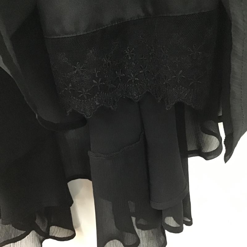 アクシーズファム axes femme スカート ロングスカート ロングスカート フレアスカート カジュアルスカート M 無地 黒 / ブラック / black レディース USED 古着 中古 10161242