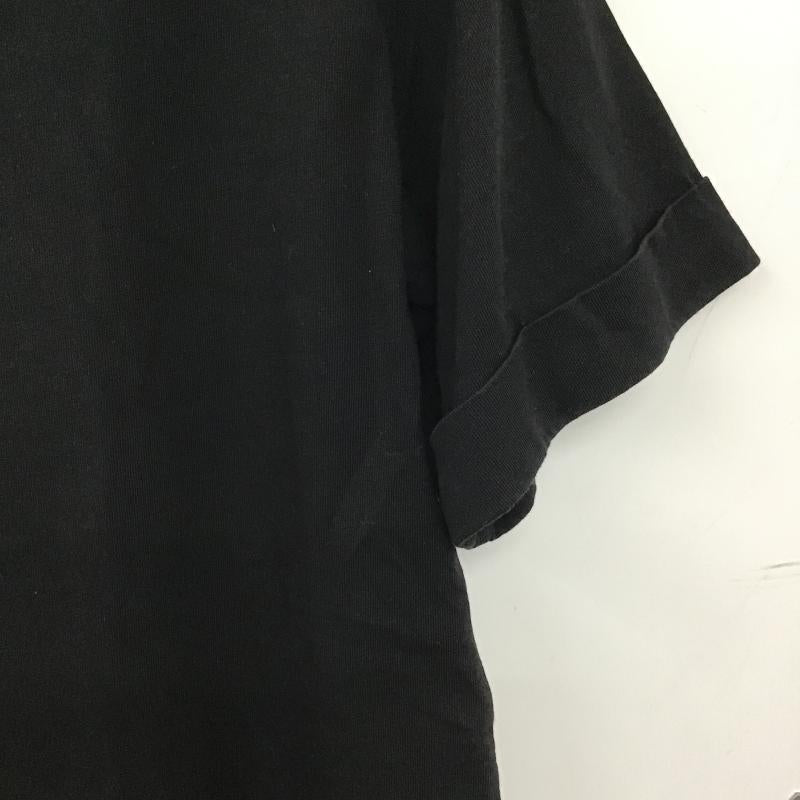 オペークドットクリップ OPAQUE.CLIP カットソー 半袖 半袖カットソー 無地Tシャツ クルーネックカットソー 36 無地 黒 / ブラック / black レディース USED 古着 中古 10161249