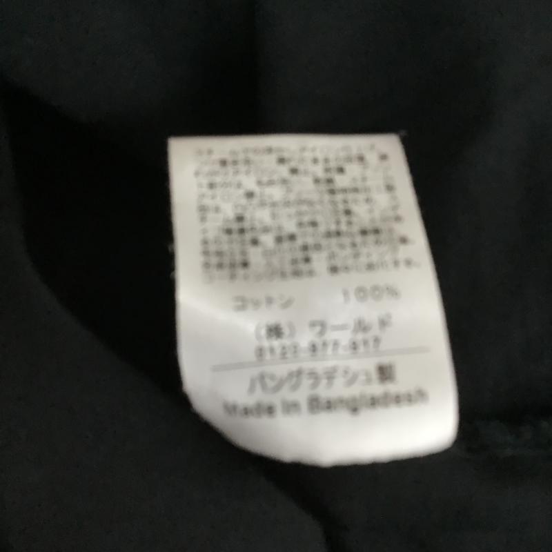 オペークドットクリップ OPAQUE.CLIP カットソー 半袖 半袖カットソー 無地Tシャツ クルーネックカットソー 36 無地 黒 / ブラック / black レディース USED 古着 中古 10161249