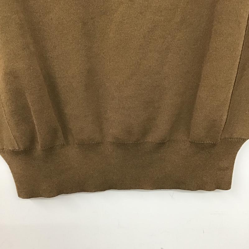 オペークドットクリップ OPAQUE.CLIP カットソー 半袖 カットソー ノースリーブカットソー S 無地 茶 / ブラウン / brown レディース USED 古着 中古 10161250