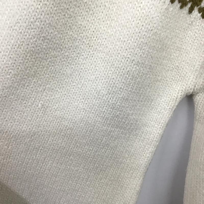 ザラ ZARA ニット、セーター 長袖 長袖ニットカットソー クルーネック セーター L プリント マルチカラー / マルチカラー / multicolor レディース USED 古着 中古 10161251