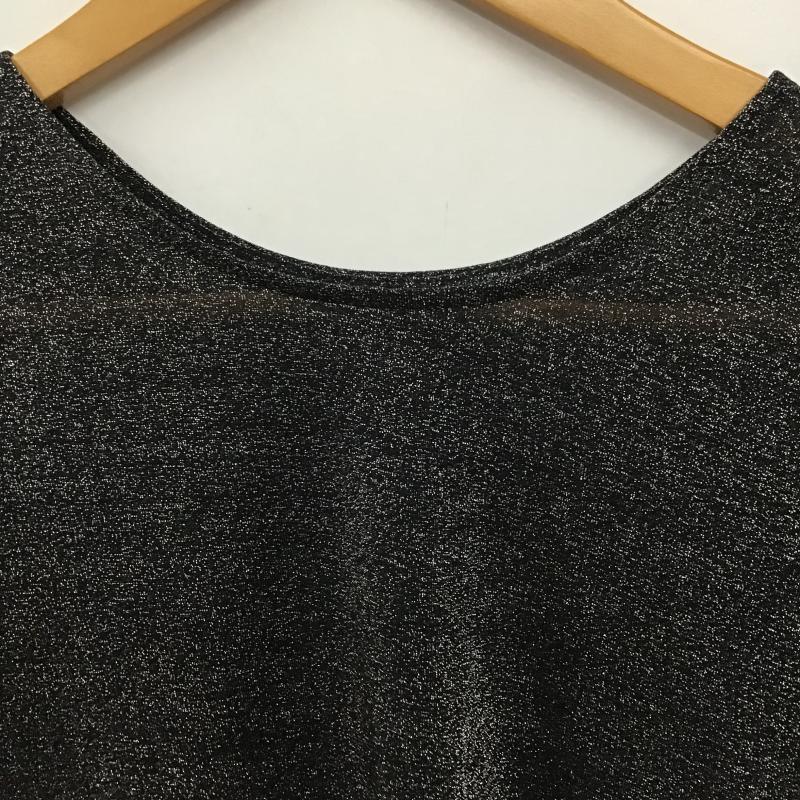 ジーナシス JEANASIS カットソー 長袖 長袖カットソー クルーネックカットソー FREE  黒 / ブラック / black レディース USED 古着 中古 10161252