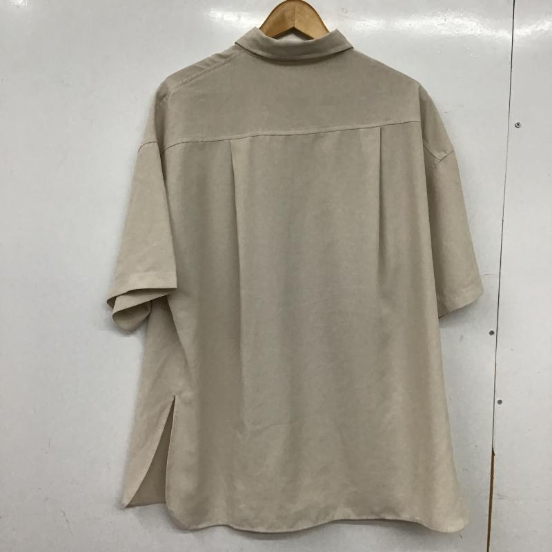 ジーナシス JEANASIS シャツ、ブラウス 半袖 半袖シャツ フロントボタン カラーシャツ FREE 無地 ベージュ / ベージュ / beige レディース USED 古着 中古 10161253