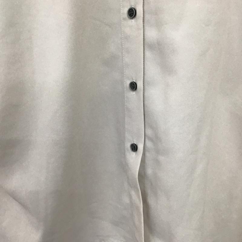 ジーナシス JEANASIS シャツ、ブラウス 半袖 半袖シャツ フロントボタン カラーシャツ FREE 無地 ベージュ / ベージュ / beige レディース USED 古着 中古 10161253