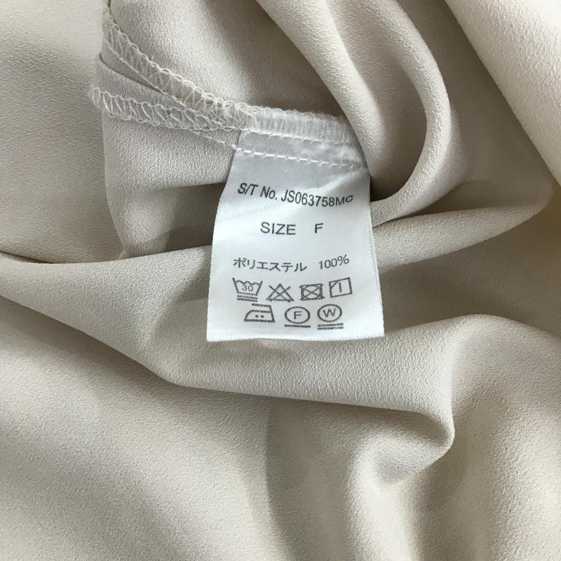 ジーナシス JEANASIS シャツ、ブラウス 半袖 半袖シャツ フロントボタン カラーシャツ FREE 無地 ベージュ / ベージュ / beige レディース USED 古着 中古 10161253