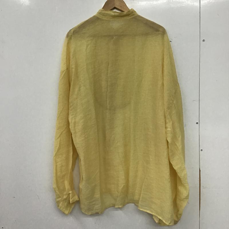セレクトモカ select MOCA シャツ、ブラウス 長袖 長袖シャツ 無地シャツ ノーカラーシャツ FREE 無地 黄 / イエロー / yellow レディース USED 古着 中古 10161256