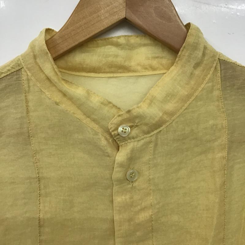 セレクトモカ select MOCA シャツ、ブラウス 長袖 長袖シャツ 無地シャツ ノーカラーシャツ FREE 無地 黄 / イエロー / yellow レディース USED 古着 中古 10161256