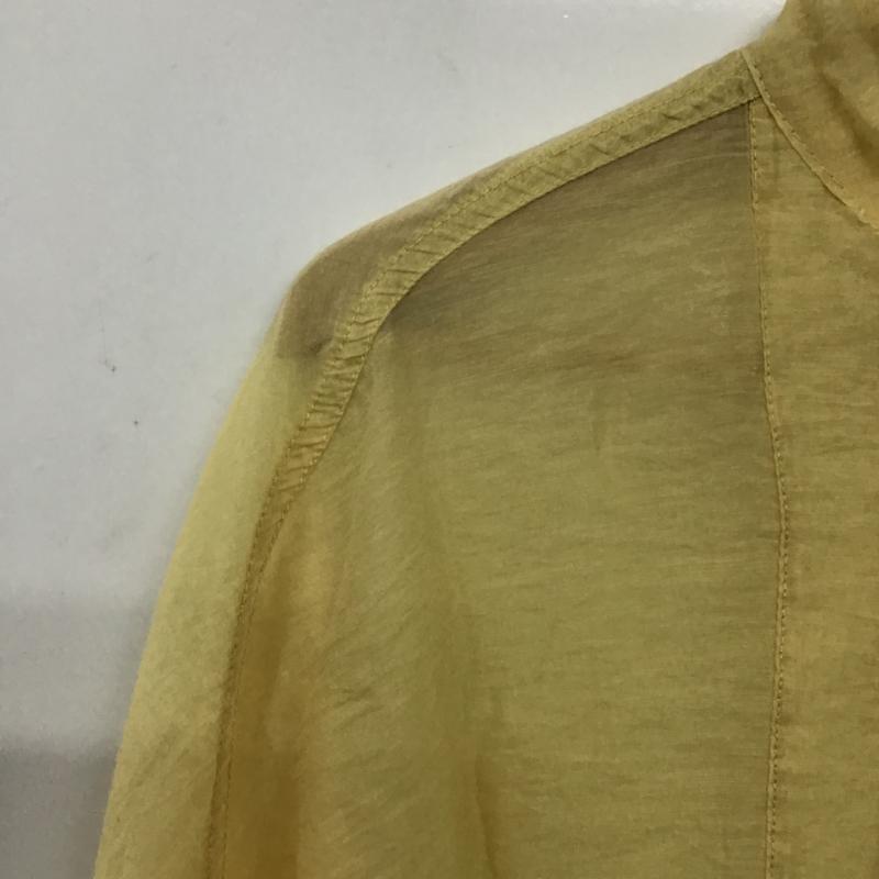 セレクトモカ select MOCA シャツ、ブラウス 長袖 長袖シャツ 無地シャツ ノーカラーシャツ FREE 無地 黄 / イエロー / yellow レディース USED 古着 中古 10161256