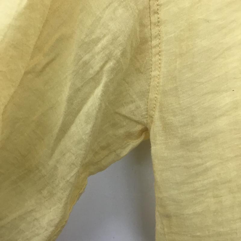 セレクトモカ select MOCA シャツ、ブラウス 長袖 長袖シャツ 無地シャツ ノーカラーシャツ FREE 無地 黄 / イエロー / yellow レディース USED 古着 中古 10161256