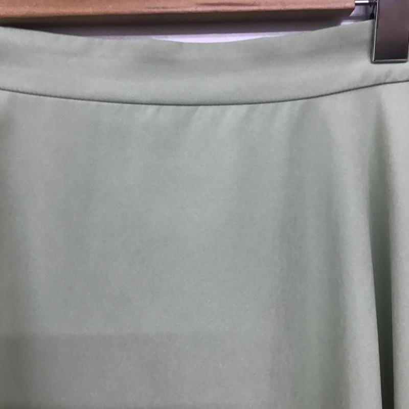ナチュラルビューティーベーシック NATURAL BEAUTY BASIC スカート ロングスカート ロングスカート フレアスカート カジュアルスカート M 無地 薄緑 / ライトグリーン / レディース USED 古着 中古 10161257