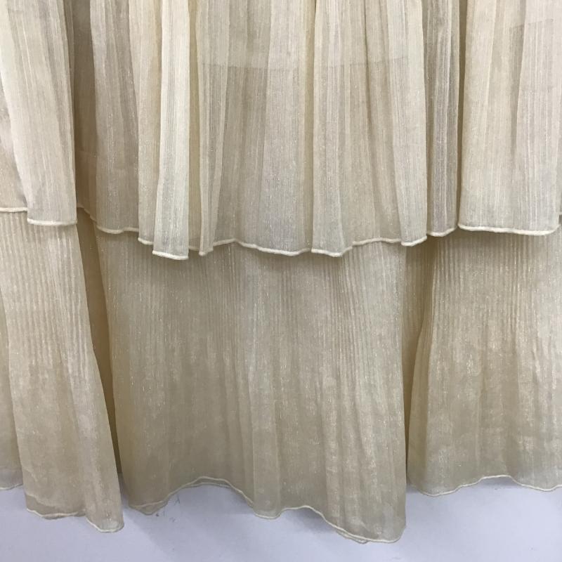 ミスティウーマン mysty woman スカート ロングスカート ロングスカート フレアスカート カジュアルスカート FREE 無地 ベージュ / ベージュ / beige レディース USED 古着 中古 10161259