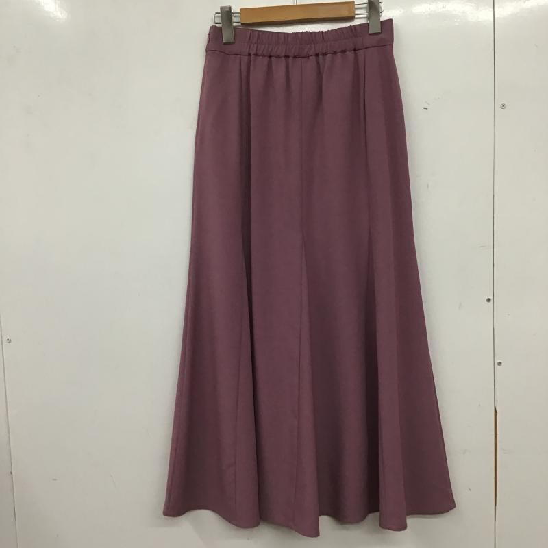 イェッカヴェッカ YECCA VECCA スカート ロングスカート ロングスカート フレアスカート カジュアルスカート FREE 無地 桃 / ピンク / pink レディース USED 古着 中古 10161261