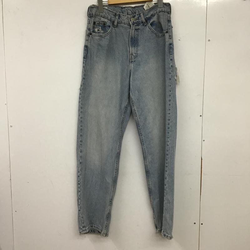 ザラ ZARA パンツ デニム、ジーンズ デニムパンツ ワイドパンツ カジュアルパンツ 36 ダメージ加工 インディゴ / インディゴ / Indigo レディース USED 古着 中古 10161262