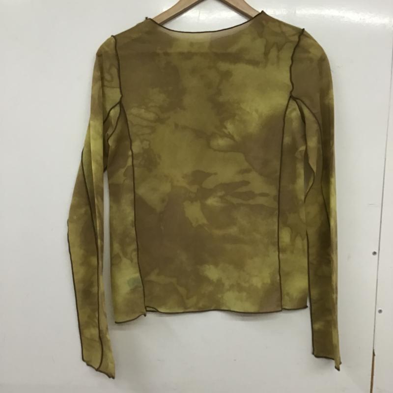 ジーナシス JEANASIS カットソー 長袖 長袖カットソー プリントカットソー クルーネック FREE プリント マルチカラー / マルチカラー / multicolor レディース USED 古着 中古 10161267