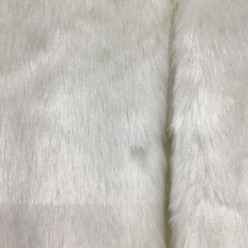 ローリーズファーム LOWRYS FARM ベスト ベスト ロングベスト ファーベスト M 無地 白 / ホワイト / white レディース USED 古着 中古 10161268