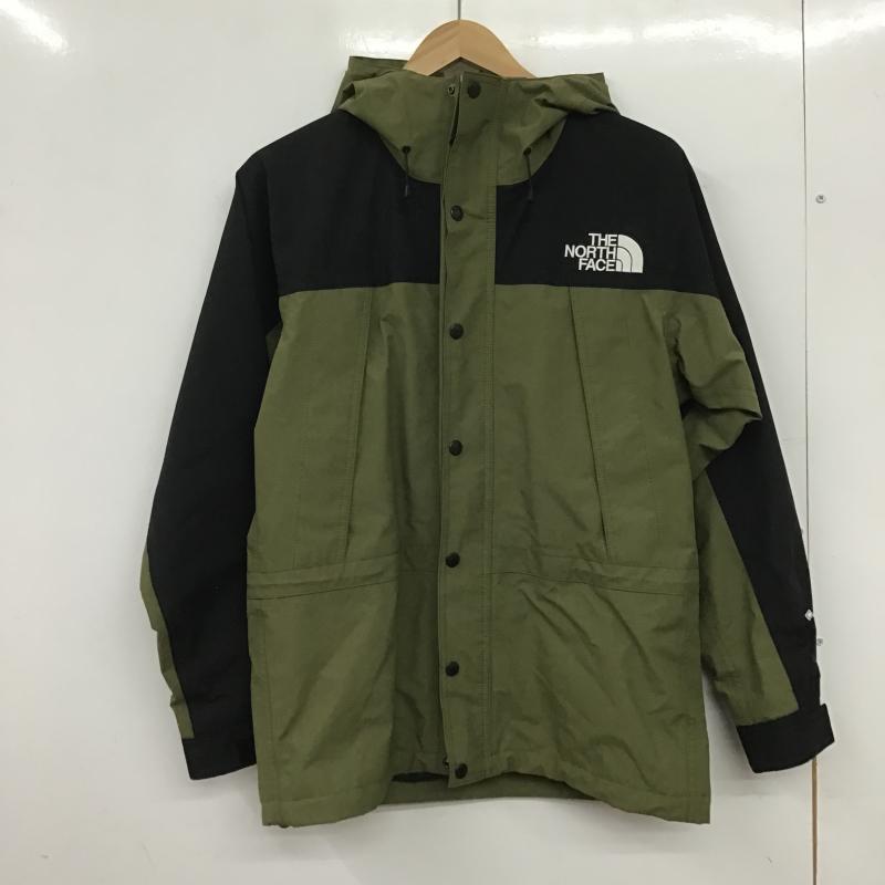 ザノースフェイス THE NORTH FACE ジャケット、上着 ジャンパー、ブルゾン np11834 マウンテンライトジャケット ジップアップジャケット S ロゴ、文字 カーキ / カーキ / khaki メンズ USED 古着 中古 10161272