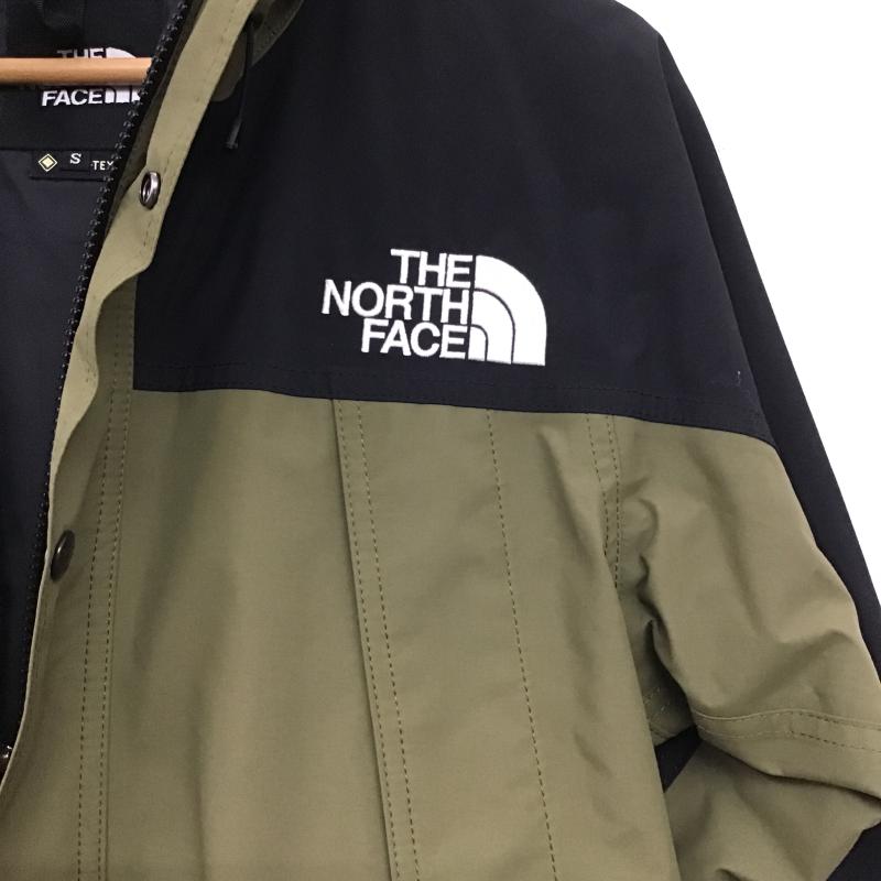 ザノースフェイス THE NORTH FACE ジャケット、上着 ジャンパー、ブルゾン np11834 マウンテンライトジャケット ジップアップジャケット S ロゴ、文字 カーキ / カーキ / khaki メンズ USED 古着 中古 10161272