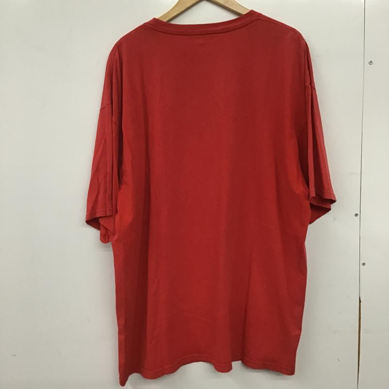 マジェスティック MAJESTIC Tシャツ 半袖 半袖カットソー プリントTシャツ クルーネックカットソー XL プリント 赤 / レッド / red メンズ USED 古着 中古 10161273